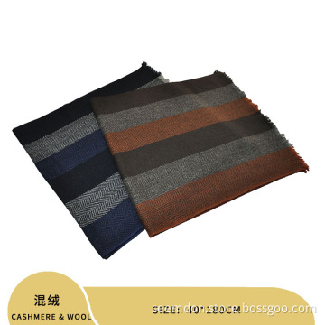 men business cashmere and wool mixed material scarf